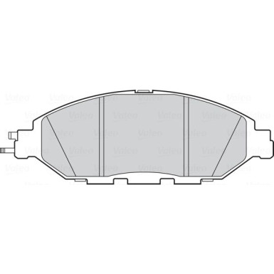 Valeo | Bremsbelagsatz, Scheibenbremse | 302321