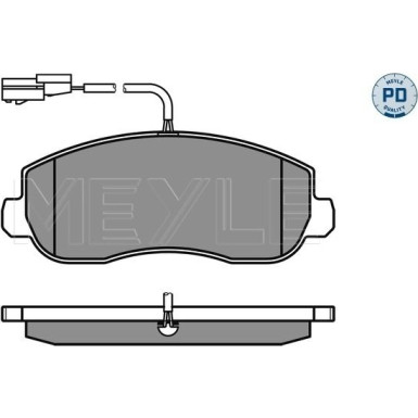 Meyle | Bremsbelagsatz, Scheibenbremse | 025 251 4718/PD