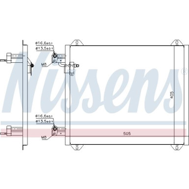 Nissens | Kondensator, Klimaanlage | 94584