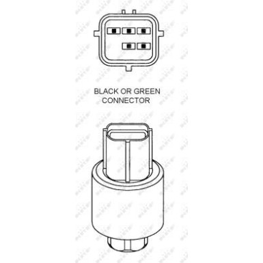 NRF | Druckschalter, Klimaanlage | 38922