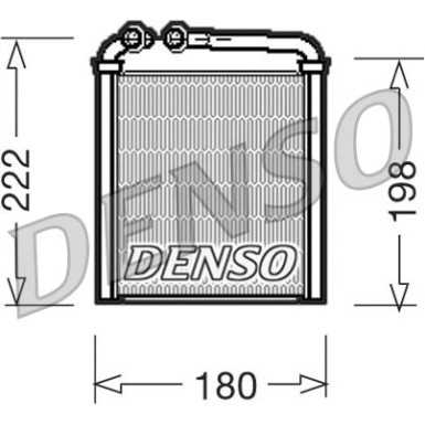 Denso | Wärmetauscher, Innenraumheizung | DRR32005