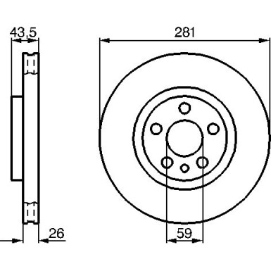 BOSCH | Bremsscheibe | 0 986 478 812