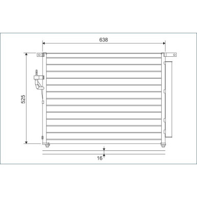 Valeo | Kondensator, Klimaanlage | 822603