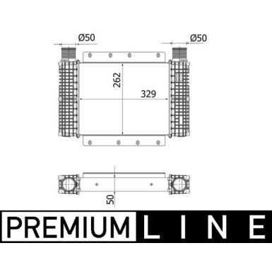 Mahle | Ladeluftkühler | CI 545 000P