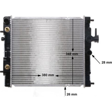 Mahle | Kühler, Motorkühlung | CR 760 000S