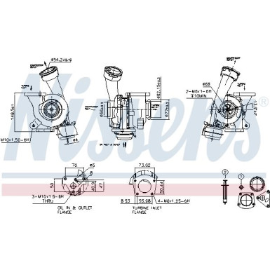 Nissens | Lader, Aufladung | 93244