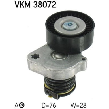 SKF | Spannrolle, Keilrippenriemen | VKM 38072