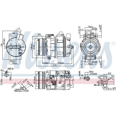 Nissens | Kompressor, Klimaanlage | 890292