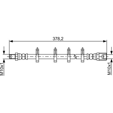 BOSCH | Bremsschlauch | 1 987 481 847