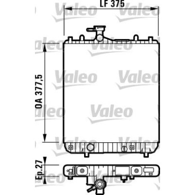 Valeo | Kühler, Motorkühlung | 732694