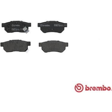 Brembo | Bremsbelagsatz, Scheibenbremse | P 28 017