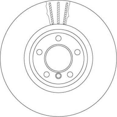 TRW | Bremsscheibe | DF6615S