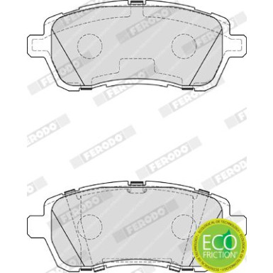 Ferodo | Bremsbelagsatz, Scheibenbremse | FDB4179