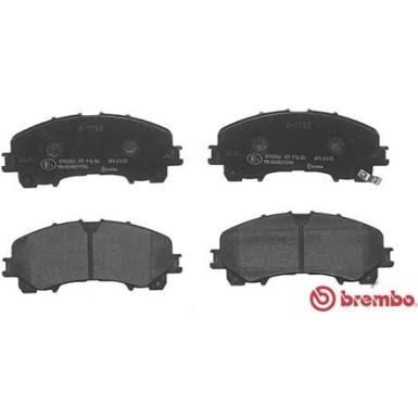 Brembo | Bremsbelagsatz, Scheibenbremse | P 56 106