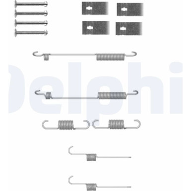 Delphi | Zubehörsatz, Bremsbacken | LY1332