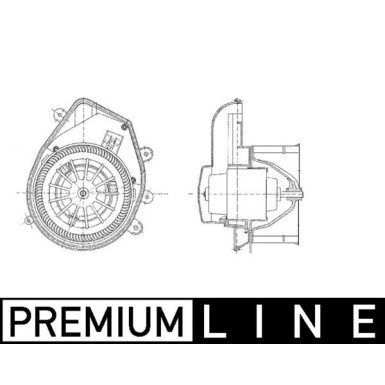 Mahle | Innenraumgebläse | AB 54 000P