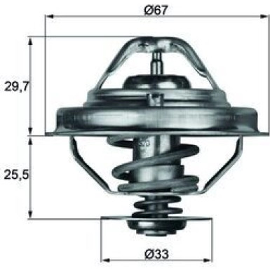 Mahle | Thermostat, Kühlmittel | TX 38 80D