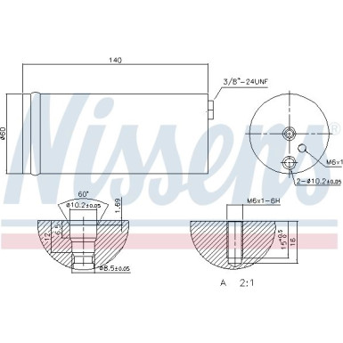 Nissens | Trockner, Klimaanlage | 95405