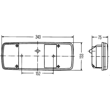 Hella | Heckleuchte | 2SK 003 567-321