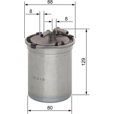 BOSCH | Kraftstofffilter | 0 450 906 500