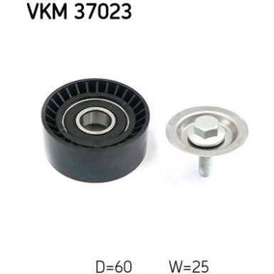 SKF | Umlenk-/Führungsrolle, Keilrippenriemen | VKM 37023