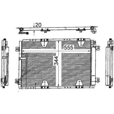 Mahle | Kondensator, Klimaanlage | AC 713 000S