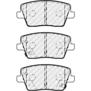 Ferodo | Bremsbelagsatz, Scheibenbremse | FDB5100