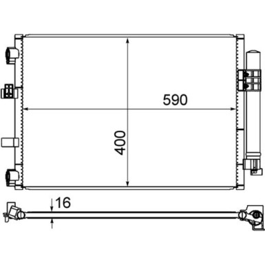 Mahle | Kondensator, Klimaanlage | AC 861 000S