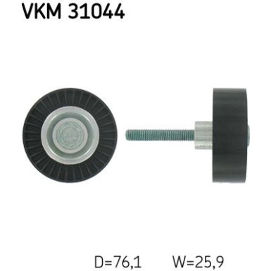 SKF | Umlenk-/Führungsrolle, Keilrippenriemen | VKM 31044