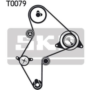 SKF | Wasserpumpe + Zahnriemensatz | VKMC 03251