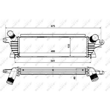 NRF | Ladeluftkühler | 30511