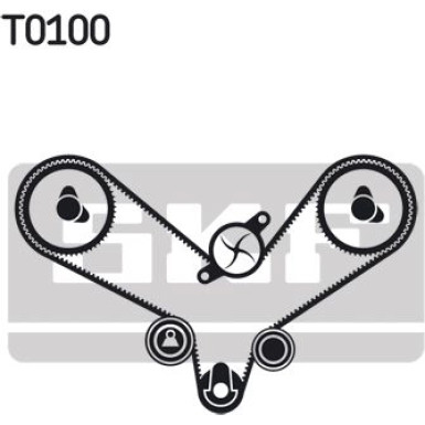SKF | Zahnriemensatz | VKMA 01200