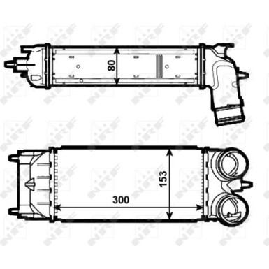 NRF | Ladeluftkühler | 30548
