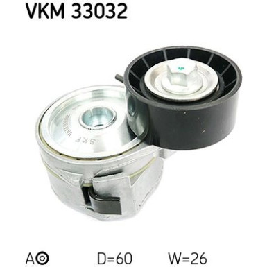 SKF | Spannrolle, Keilrippenriemen | VKM 33032