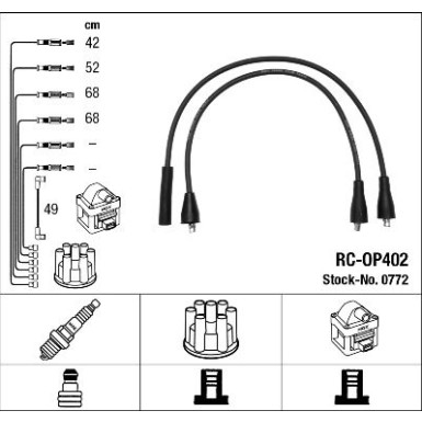 NGK | Zündleitungssatz | 0772