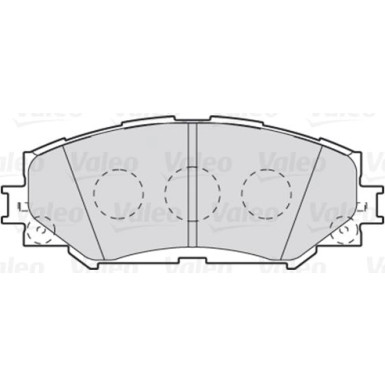 Valeo | Bremsbelagsatz, Scheibenbremse | 301943