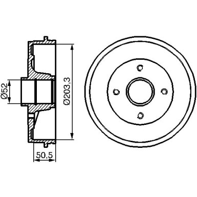 BOSCH | Bremstrommel | 0 986 477 120