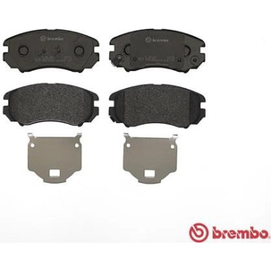 Brembo | Bremsbelagsatz, Scheibenbremse | P 30 018