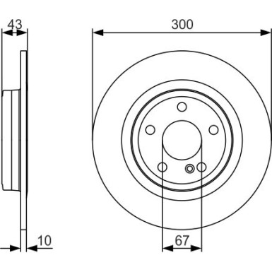 BOSCH | Bremsscheibe | 0 986 479 A38