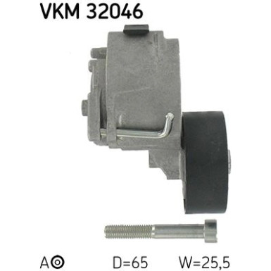 SKF | Spannrolle, Keilrippenriemen | VKM 32046