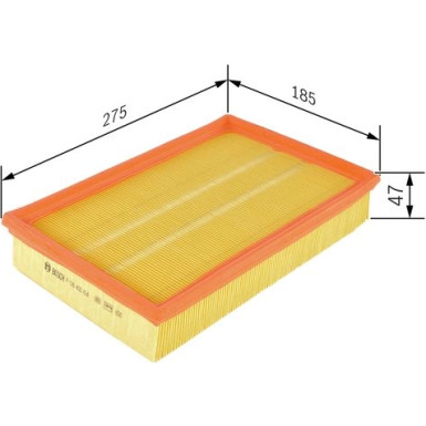 BOSCH F 026 400 424 Luftfilter