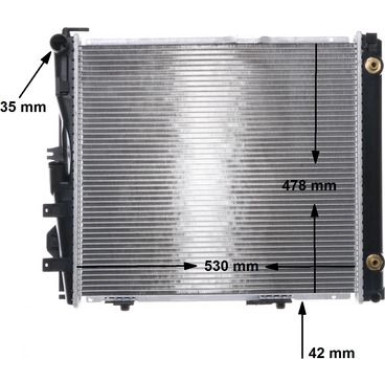 Mahle | Kühler, Motorkühlung | CR 290 000S