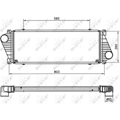 NRF | Ladeluftkühler | 30830