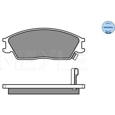 Meyle | Bremsbelagsatz, Scheibenbremse | 025 210 1214/W
