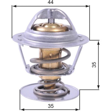 Gates | Thermostat, Kühlmittel | TH43688G1