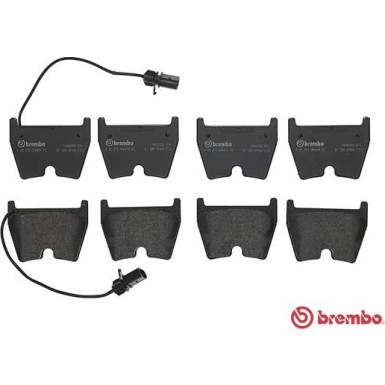 Brembo | Bremsbelagsatz, Scheibenbremse | P 85 078