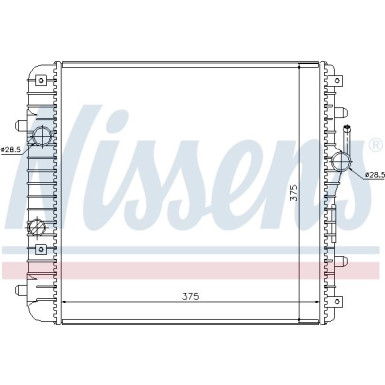 Nissens | Kühler, Motorkühlung | 630738