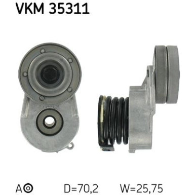 SKF | Spannrolle, Keilrippenriemen | VKM 35311