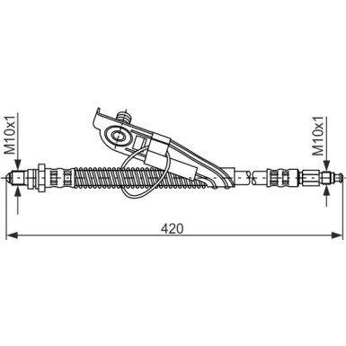 BOSCH | Bremsschlauch | 1 987 476 817