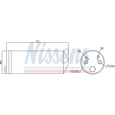 Nissens | Trockner, Klimaanlage | 95413